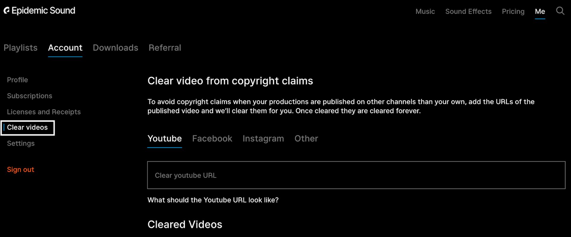 Clearing copyright for videos
